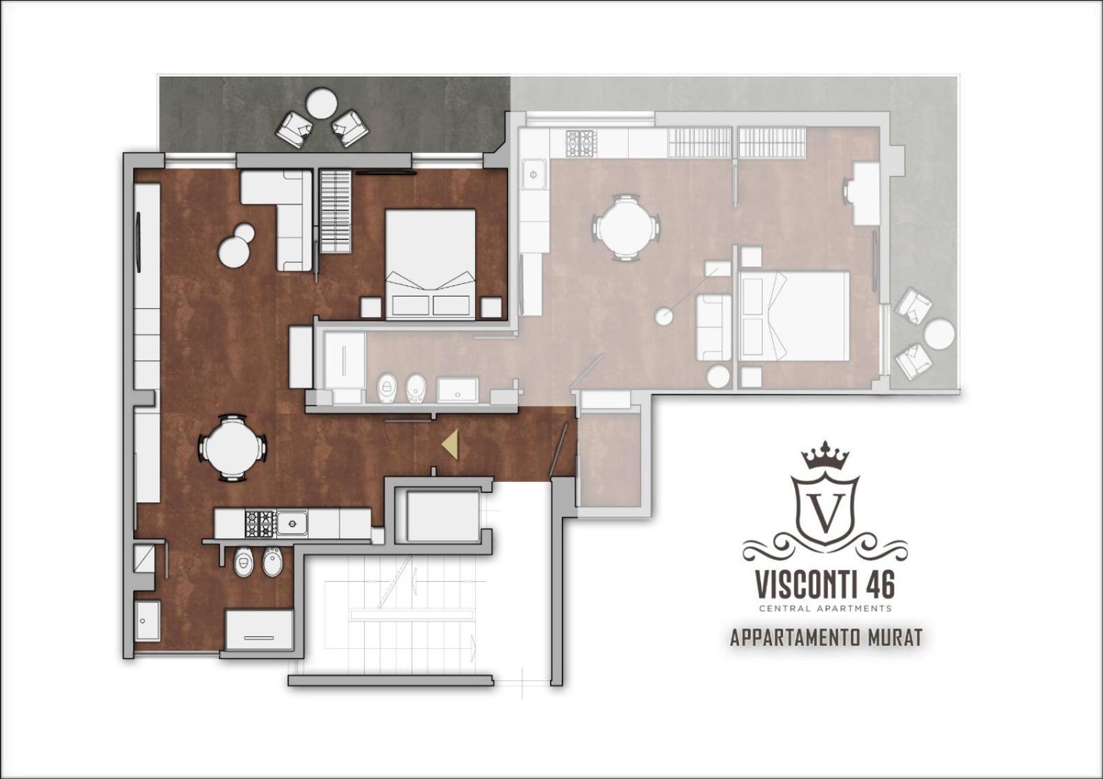 Visconti 46 Central Apartments Барі Екстер'єр фото